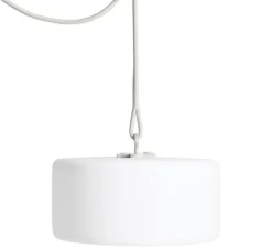 Suspension et lampe à planter, baladeuse, Thierry le Swinger, gris, LED, Ø40,5cm, H20,5cm - Fatboy