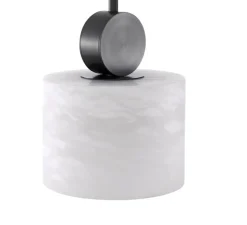 Suspension, Etruscan Round, albâtre, bronze, Ø20cm, H24cm - Eichholtz