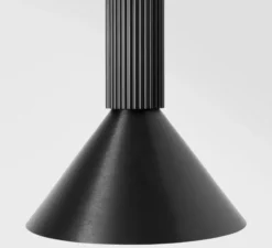 Suspension, Extruded Suspended 46 900 1x, noir, LED, dim, 2700K, 665 lm, Ø17cm, H98,9cm - Modular