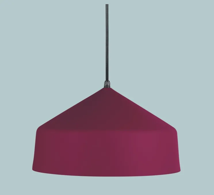 Suspension, Ezaro, burgundy, IP44, Ø40cm, H22,5cm - Easy Light by Carpyen