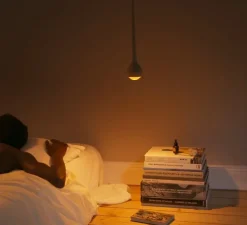 Suspension, Falling Sun In - Sunset Dimming Sun, noir, LED, dim, 2700K, 850 lm, Ø8cm, H45cm - Grau