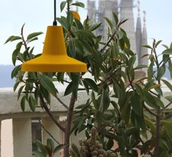 Suspension, Famara, mimosa, IP44, Ø26,5cm, H20cm - Easy Light by Carpyen