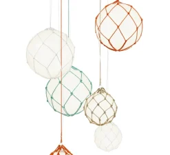 Suspension, Fisherman, bleu, Ø40cm, H40cm - Zero