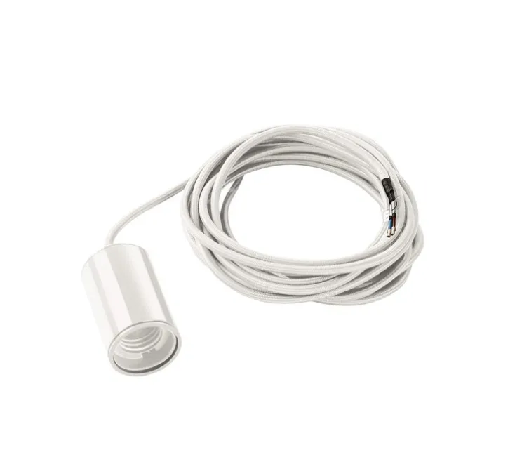 Suspension, Fitu, Câble de 5m et douille E27, blanc - SLV