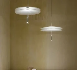 Suspension, flamingo 1510, blanc, LED dimmable, 2700K, 1389lm, Ø70cm, H80cm - Vibia