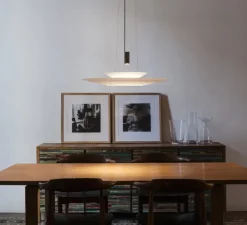 Suspension, flamingo 1540, Graphite, LED dimmable, 2700K, 694lm, Ø70cm, H75cm - Vibia