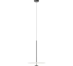 Suspension, Flat 5940, blanc cassé, LED, dim, 2700K, 1740 lm, Ø55cm, H80cm - Vibia