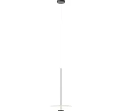 Suspension, Flat 5935, blanc cassé, LED, dim, 2700K, 1740 lm, Ø40cm, H80cm - Vibia