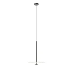 Suspension, Flat 5940, vert, LED, dim, 2700K, 1740 lm, Ø55cm, H80cm - Vibia