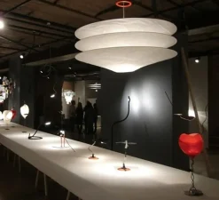 Suspension, Floatation, blanc, Ø75cm, H45cm, câble 2m - Ingo Maurer