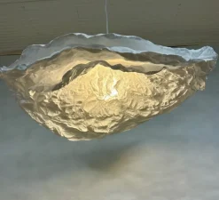 Suspension, Florelle, blanc, Ø60cm, H15cm - And Creation