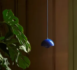 Suspension, FlowerPot VP10, bleu cobalt, Ø16cm, H12,7cm - Andtradition