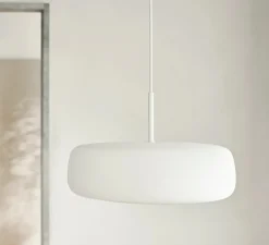 Suspension, Fluire, blanc, LED, 2700K, 2734 lm, Ø42cm, H26,5cm - Bolia
