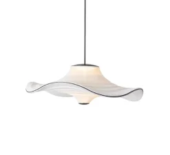 Suspension, Flying, blanc ivoire, LED, 3000K, 2600 lm, Ø96cm, H45cm - Made by Hand