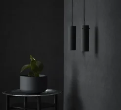 Suspension, FM2014, noir, Ø5,5cm, H24cm - Frandsen