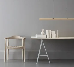 Suspension, Fold linear G2, sable, LED, dim, 2700K, 2435 lm, L118cm, H6,3cm - Belid