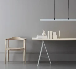 Suspension, Fold linear G2, blanc, LED, dim, 2700K, 2435 lm, L118cm, H6,3cm - Belid