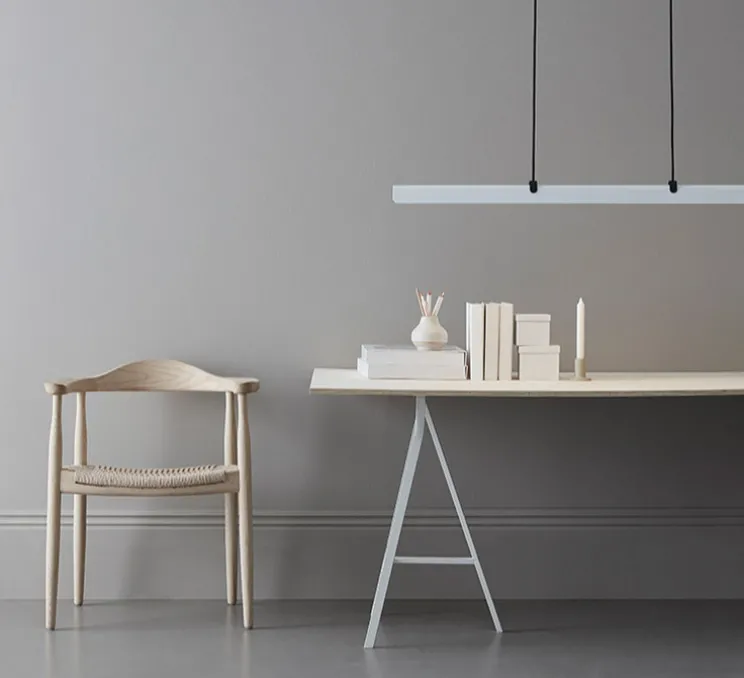 Suspension, Fold linear G2, blanc, LED, dim, 2700K, 2435 lm, L118cm, H6,3cm - Belid