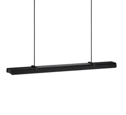 Suspension, Fold office G2, noir, LED, dim, 3000K, 5200 lm, L116cm, H5,4cm - Belid