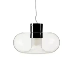 Suspension, Fontanella Media, noir, Ø40cm, H24,1cm - Fontana Arte