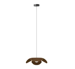 Suspension, Forget Me Not, Medium, chêne foncé, Ø28cm, H7cm - Umage