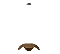 Suspension, Forget Me Not, Large, chêne foncé, Ø38cm, H11cm - Umage
