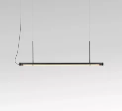Suspension, Fris 155, noir, LED, dim, 2700K, 3570 lm, Ø6cm, L215cm - Marset