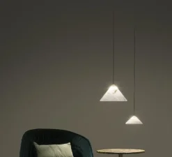 suspension, Fuji, blanc, LED, 2700K, 260Lm, Ø21cm, H10cm - Alma light