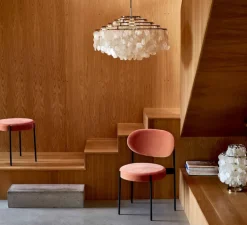 Suspension, Fun 10DM, laiton, blanc, Ø57cm, H38cm - Verpan