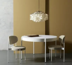 Suspension, Fun 10DM, laiton, blanc, Ø57cm, H38cm - Verpan