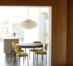 Suspension, Fun 11DM, laiton, blanc, Ø70cm, H44cm - Verpan