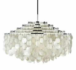 Suspension, Fun 11DM, nacre, blanc, Ø70cm, H44cm - Verpan