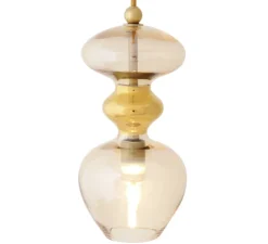 Suspension, Futura, Or fumé, H24cm - Ebb and Flow