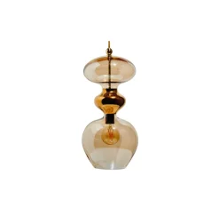 Suspension, Futura XL, or fumé, Ø24cm, H51cm - Ebb&Flow