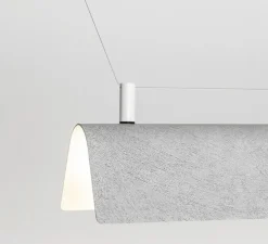 Suspension, Gada T-3924S, gris béton, L66cm, H7cm - Estiluz