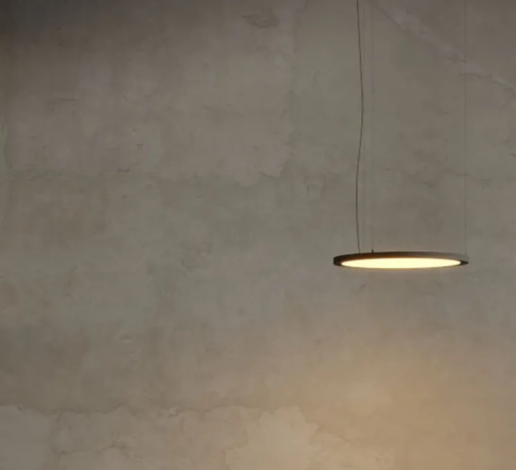 Suspension, Geometry Suspended Adjustable 672 1x, noir chrome, LED, dim, 3000K, 2018 lm, Ø67,2cm, H3cm - Modular