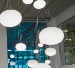 Suspension, GILBERT, blanc, L45cm - Panzeri