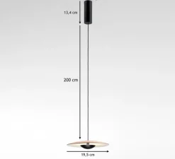 Suspension, Ginger 20, chêne, Ø19,5cm - Marset