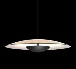 Suspension, Ginger 60, chêne, LED, DIM, TRIAC, 28.5W, 2700K, Ø60cm, H11.8cm - Marset