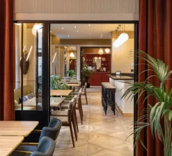 Suspension, Ginger sphère, jaune pâle, Ø27cm, H26cm - Karman