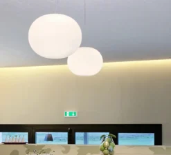 Suspension, Glo-Ball 1, blanc, Ø33cm, H27cm - Flos