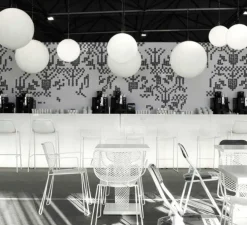 Suspension, Globo, blanc brillant, IP55, Ø60cm, H60cm - Slide