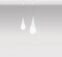 Suspension, Goccia H1, blanc, Ø23cm, H63cm - Rotaliana