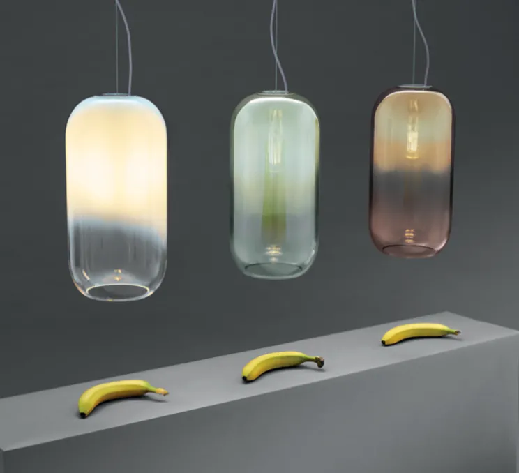 Suspension, Gople, argent, Ø21cm, H42cm - Artemide