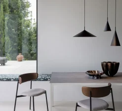 Suspension, Gordon 561.21, noir mat, IP40, Ø12cm, H23cm - Tooy