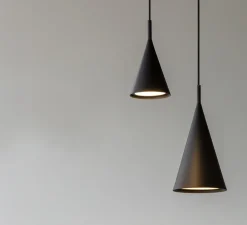 Suspension, Gordon 561.21, noir mat, IP40, Ø12cm, H23cm - Tooy