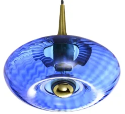 Suspension, GRACE, saphir, Ø28cm, H12cm - Elements Lighting