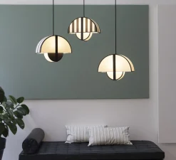 Suspension, Grand Arto, Noir et blanc, L40cm, H30cm - DesignHeure