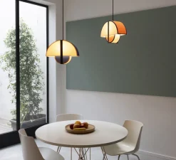 Suspension, Grand Arto, Nude et bleu klein, L40cm, H30cm - DesignHeure