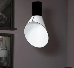 Suspension, Grand Cargo, noir, blanc, H115cm - Designheure